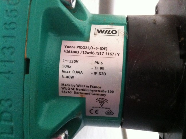 Wilo Yonos Pico 25/1-6 180 4164003 Heizungspumpe
